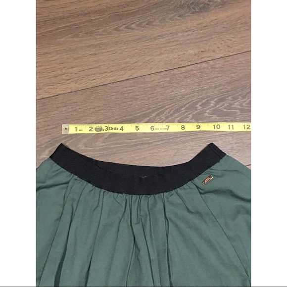 Armani Exchange Green Cotton Midi Length Skirt - Picture 7 of 12